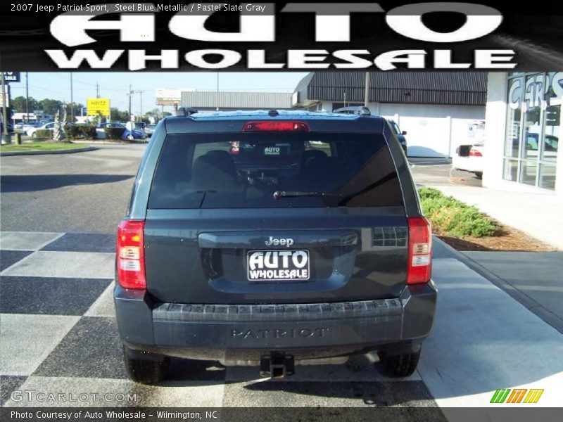 Steel Blue Metallic / Pastel Slate Gray 2007 Jeep Patriot Sport