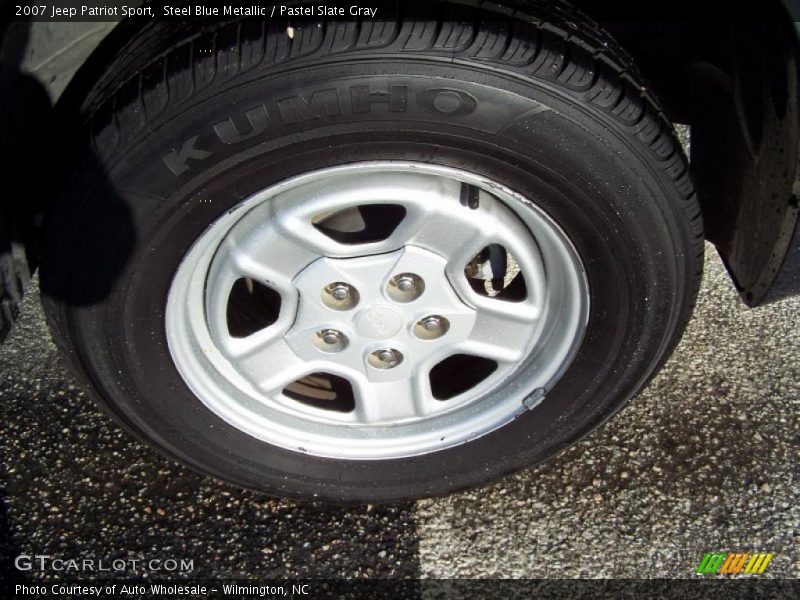 Steel Blue Metallic / Pastel Slate Gray 2007 Jeep Patriot Sport
