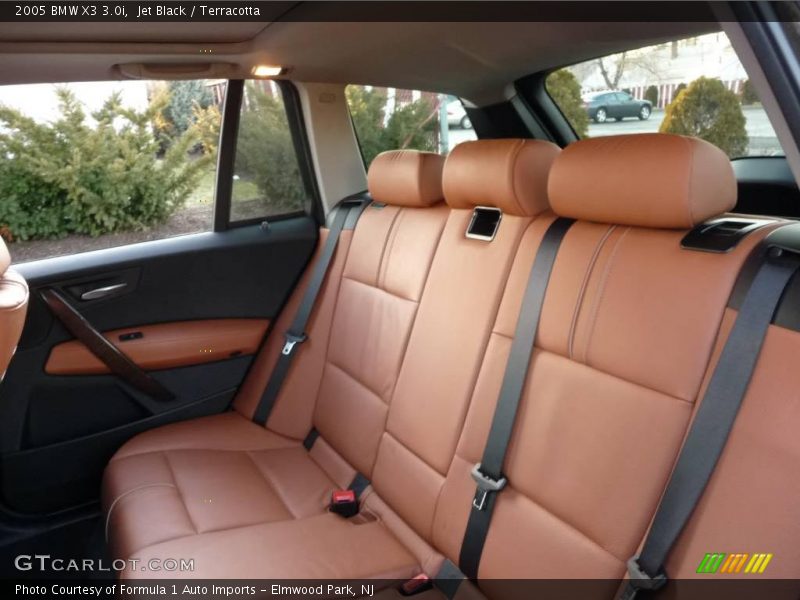Jet Black / Terracotta 2005 BMW X3 3.0i