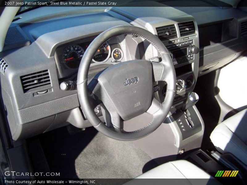 Steel Blue Metallic / Pastel Slate Gray 2007 Jeep Patriot Sport