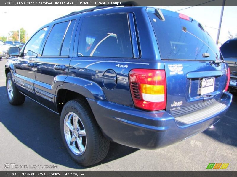Patriot Blue Pearl / Taupe 2001 Jeep Grand Cherokee Limited 4x4