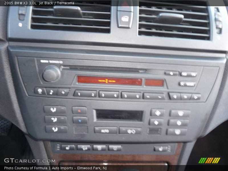 Jet Black / Terracotta 2005 BMW X3 3.0i
