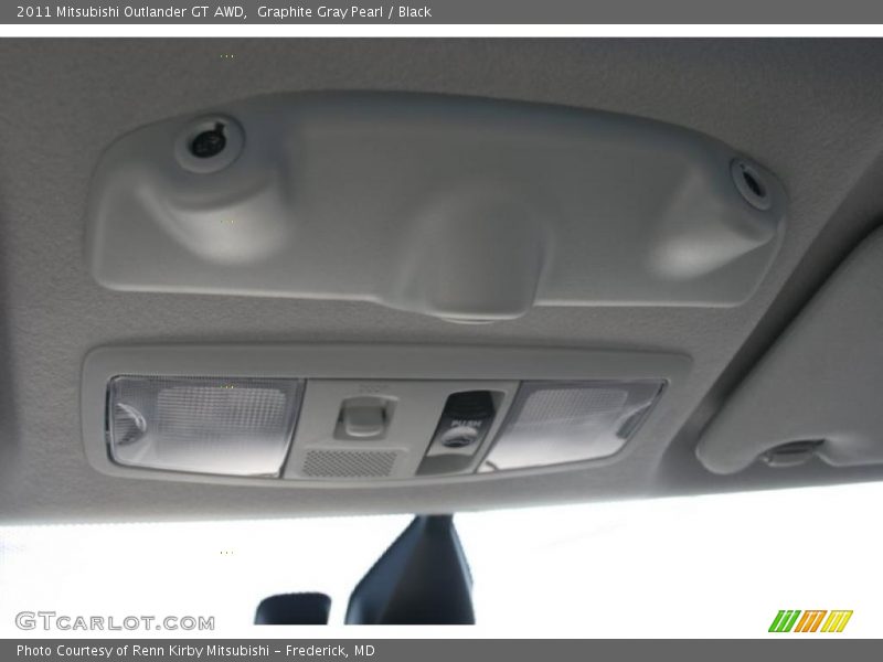 Graphite Gray Pearl / Black 2011 Mitsubishi Outlander GT AWD