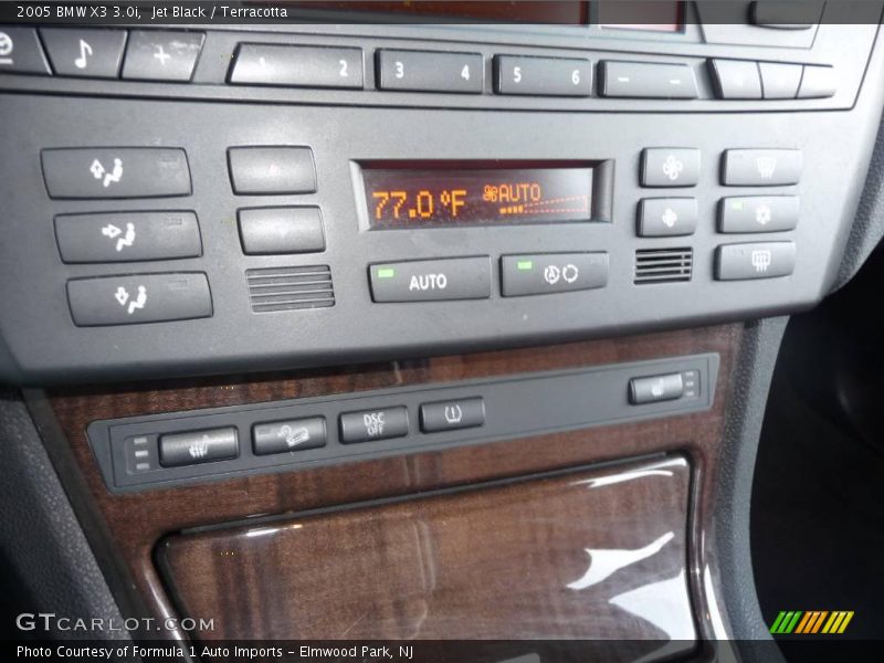 Jet Black / Terracotta 2005 BMW X3 3.0i