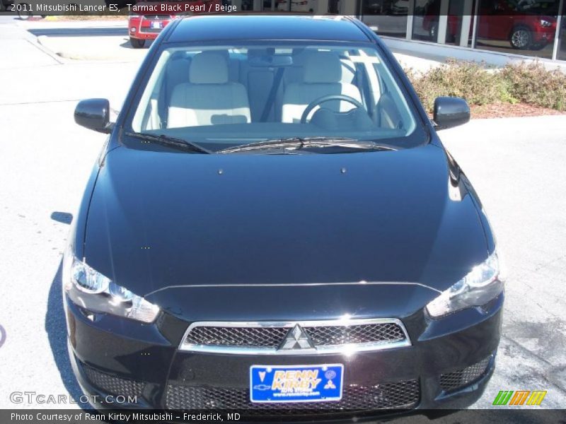 Tarmac Black Pearl / Beige 2011 Mitsubishi Lancer ES