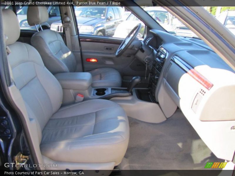 Patriot Blue Pearl / Taupe 2001 Jeep Grand Cherokee Limited 4x4