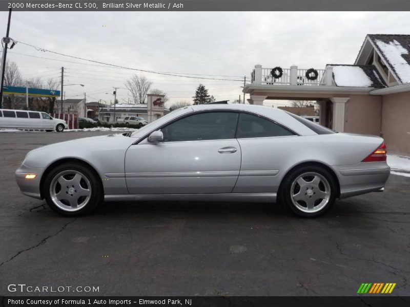 Brilliant Silver Metallic / Ash 2000 Mercedes-Benz CL 500