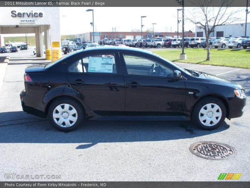 Tarmac Black Pearl / Beige 2011 Mitsubishi Lancer ES