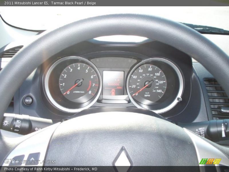 Tarmac Black Pearl / Beige 2011 Mitsubishi Lancer ES