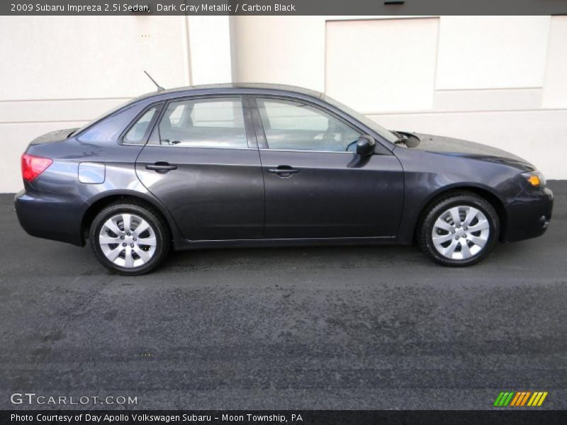 Dark Gray Metallic / Carbon Black 2009 Subaru Impreza 2.5i Sedan