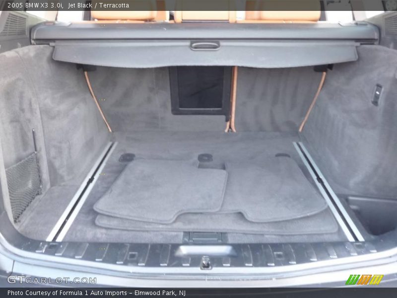 Jet Black / Terracotta 2005 BMW X3 3.0i