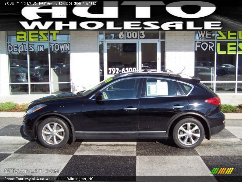 Black Obsidian / Wheat 2008 Infiniti EX 35 Journey
