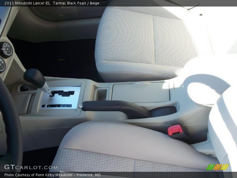 Tarmac Black Pearl / Beige 2011 Mitsubishi Lancer ES