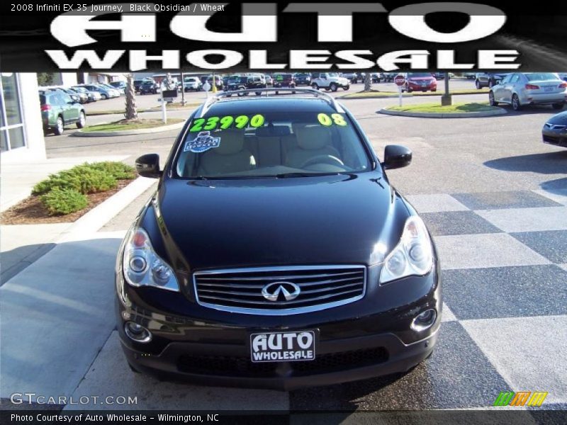Black Obsidian / Wheat 2008 Infiniti EX 35 Journey