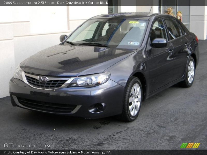 Dark Gray Metallic / Carbon Black 2009 Subaru Impreza 2.5i Sedan