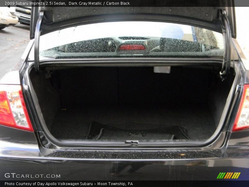 Dark Gray Metallic / Carbon Black 2009 Subaru Impreza 2.5i Sedan