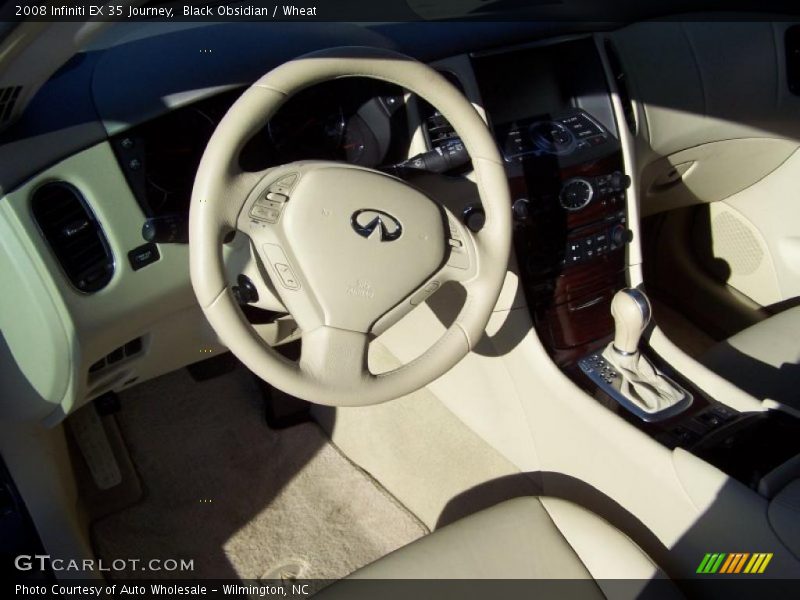 Black Obsidian / Wheat 2008 Infiniti EX 35 Journey