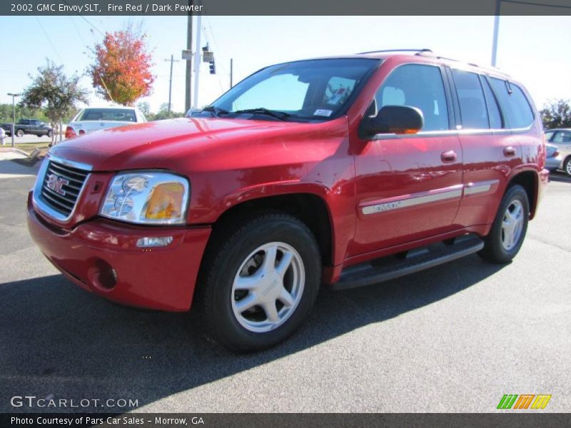 Fire Red / Dark Pewter 2002 GMC Envoy SLT