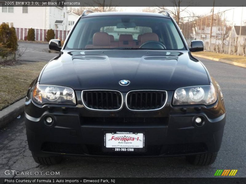 Jet Black / Terracotta 2005 BMW X3 3.0i