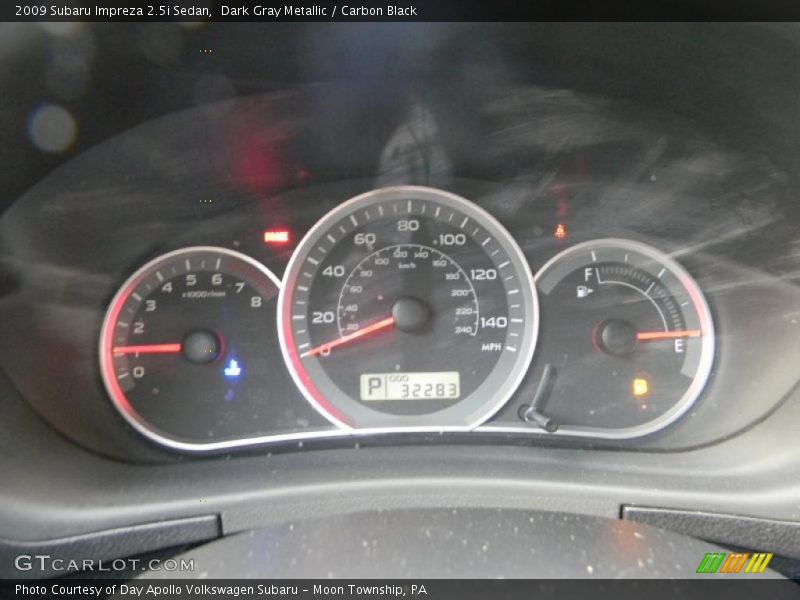 Dark Gray Metallic / Carbon Black 2009 Subaru Impreza 2.5i Sedan