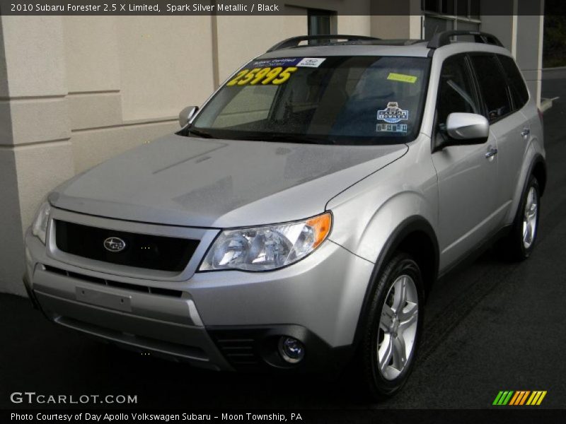 Spark Silver Metallic / Black 2010 Subaru Forester 2.5 X Limited