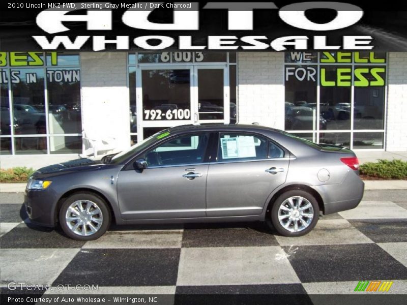 Sterling Gray Metallic / Dark Charcoal 2010 Lincoln MKZ FWD