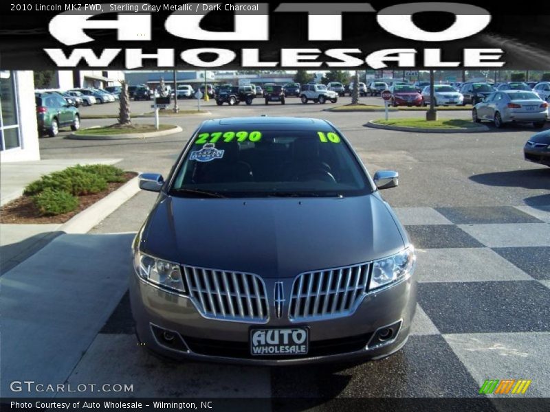 Sterling Gray Metallic / Dark Charcoal 2010 Lincoln MKZ FWD