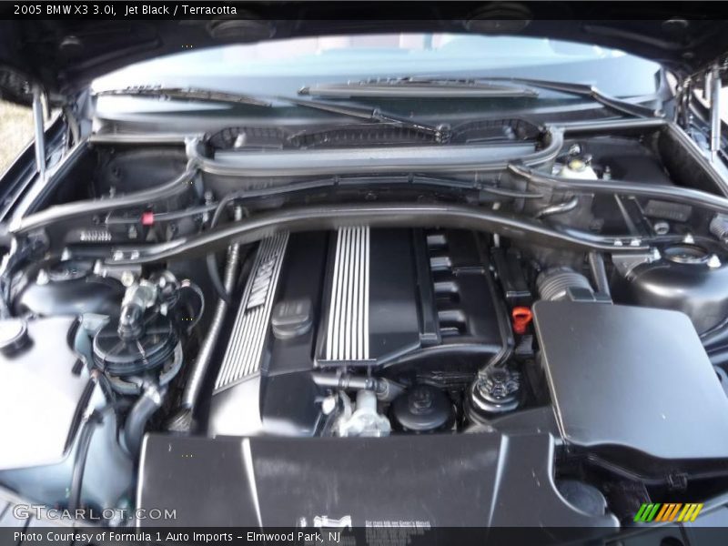 Jet Black / Terracotta 2005 BMW X3 3.0i