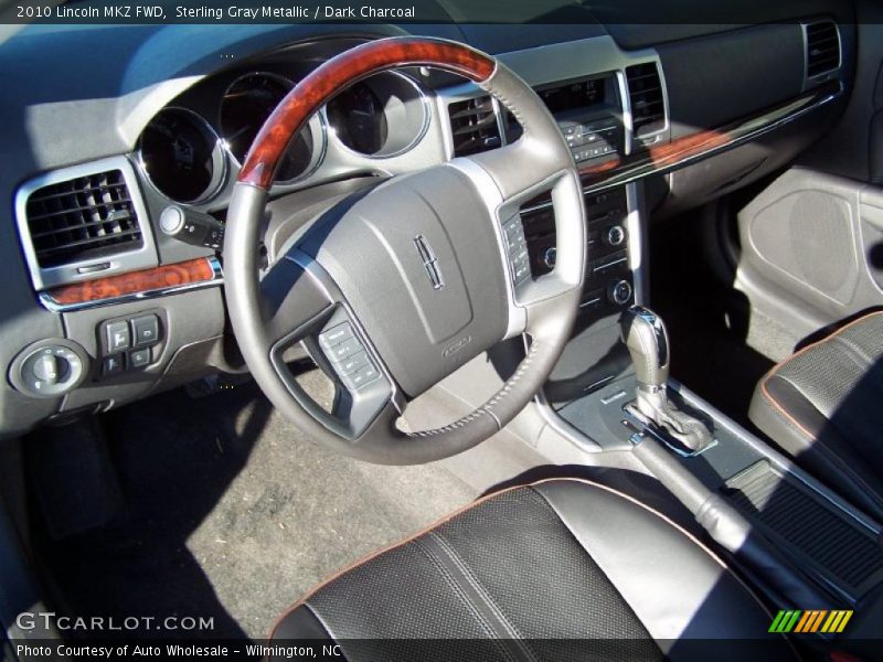 Sterling Gray Metallic / Dark Charcoal 2010 Lincoln MKZ FWD