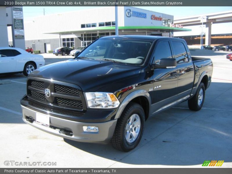 Brilliant Black Crystal Pearl / Dark Slate/Medium Graystone 2010 Dodge Ram 1500 TRX4 Crew Cab 4x4