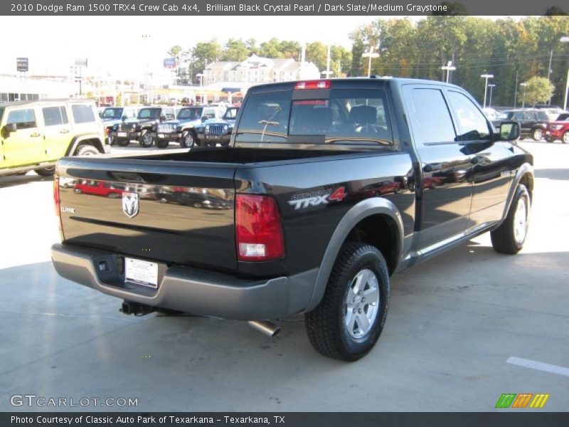 Brilliant Black Crystal Pearl / Dark Slate/Medium Graystone 2010 Dodge Ram 1500 TRX4 Crew Cab 4x4