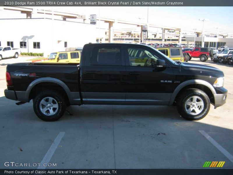 Brilliant Black Crystal Pearl / Dark Slate/Medium Graystone 2010 Dodge Ram 1500 TRX4 Crew Cab 4x4