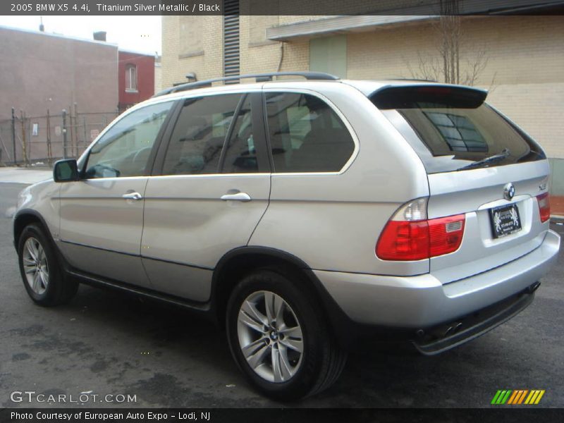 Titanium Silver Metallic / Black 2005 BMW X5 4.4i
