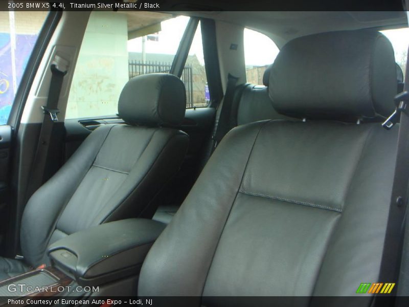 Titanium Silver Metallic / Black 2005 BMW X5 4.4i