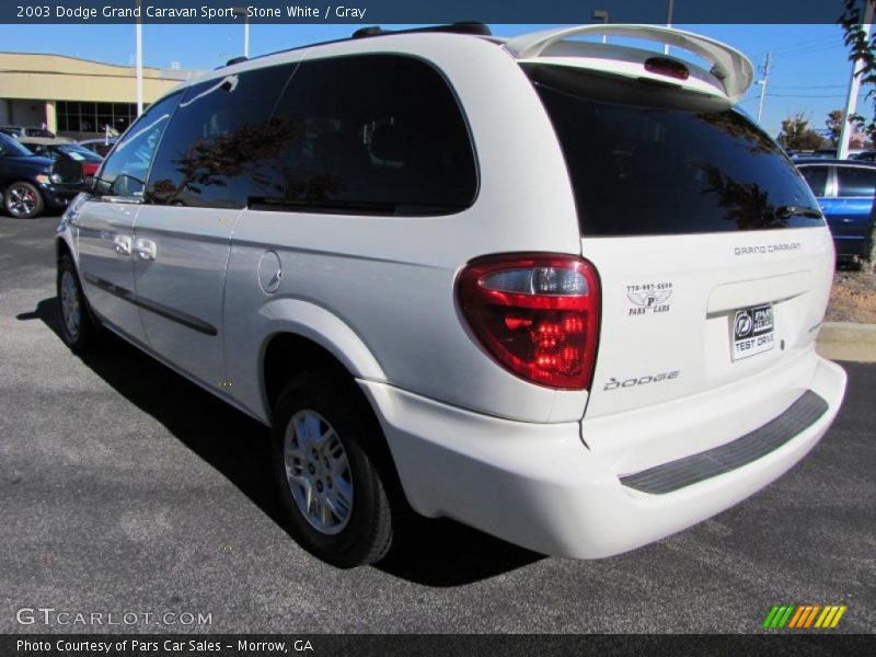 Stone White / Gray 2003 Dodge Grand Caravan Sport