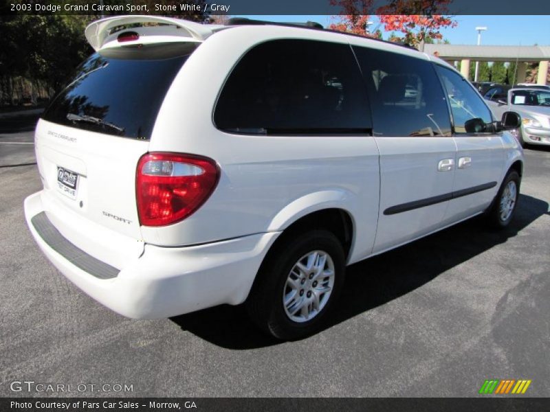 Stone White / Gray 2003 Dodge Grand Caravan Sport