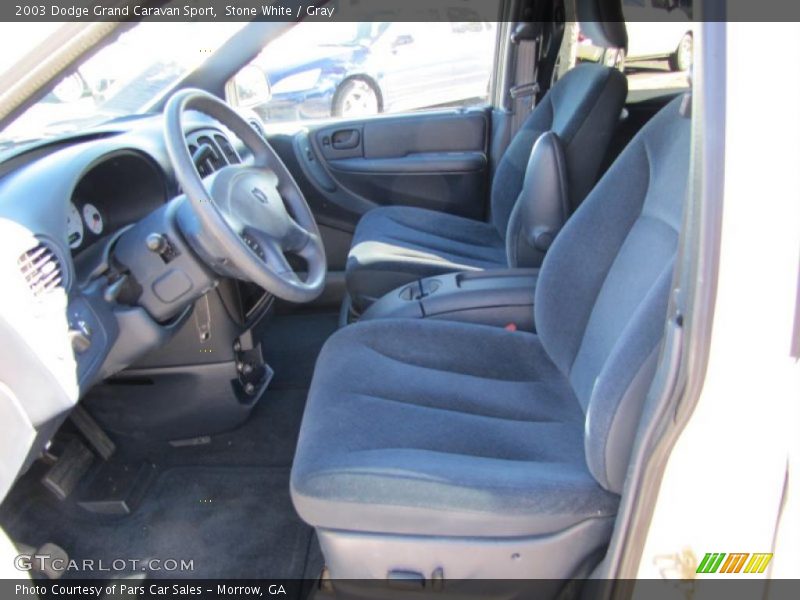 Stone White / Gray 2003 Dodge Grand Caravan Sport