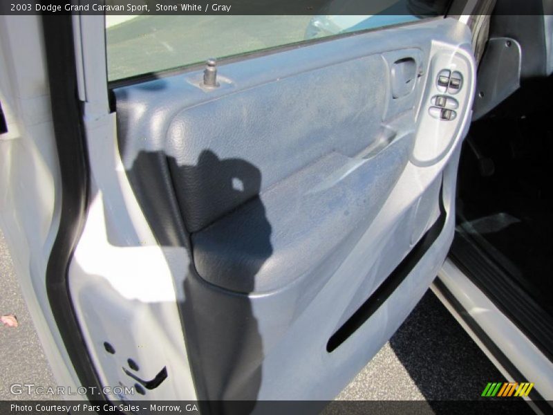 Stone White / Gray 2003 Dodge Grand Caravan Sport