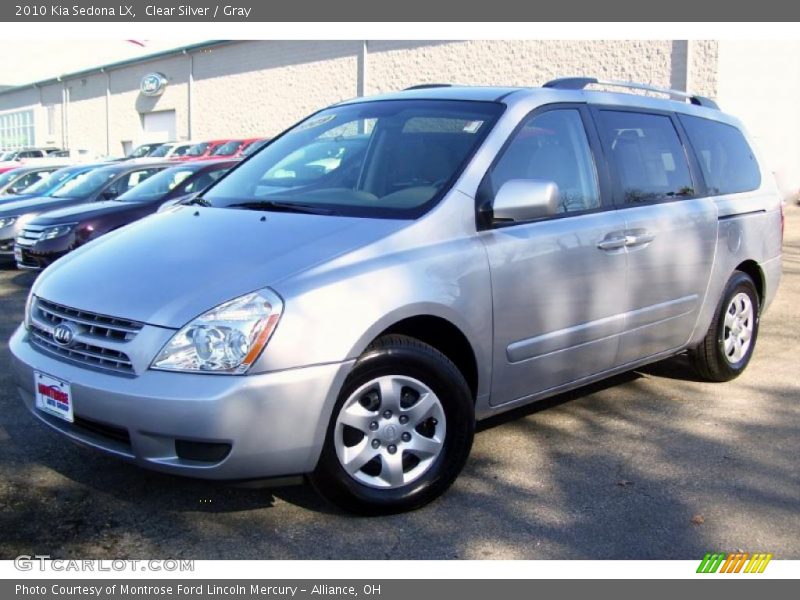 Clear Silver / Gray 2010 Kia Sedona LX