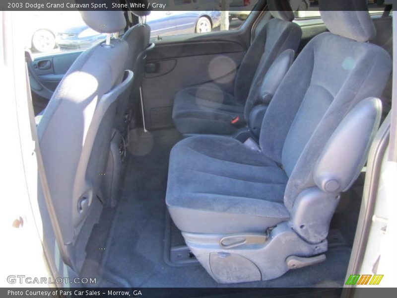 Stone White / Gray 2003 Dodge Grand Caravan Sport
