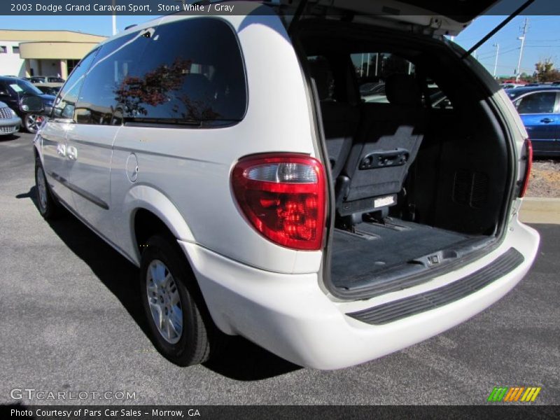 Stone White / Gray 2003 Dodge Grand Caravan Sport