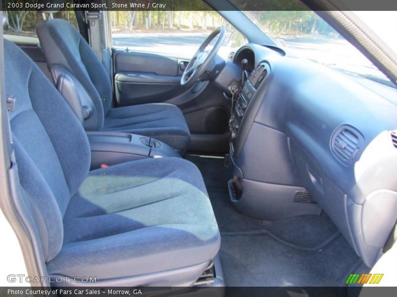 Stone White / Gray 2003 Dodge Grand Caravan Sport