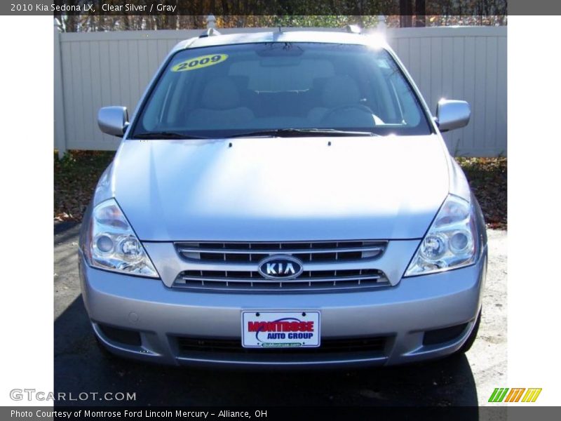 Clear Silver / Gray 2010 Kia Sedona LX