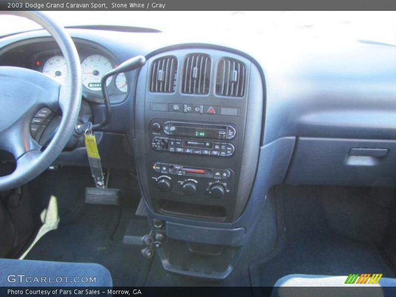 Stone White / Gray 2003 Dodge Grand Caravan Sport