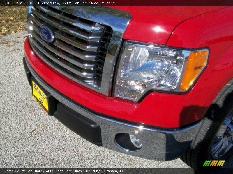 Vermillion Red / Medium Stone 2010 Ford F150 XLT SuperCrew