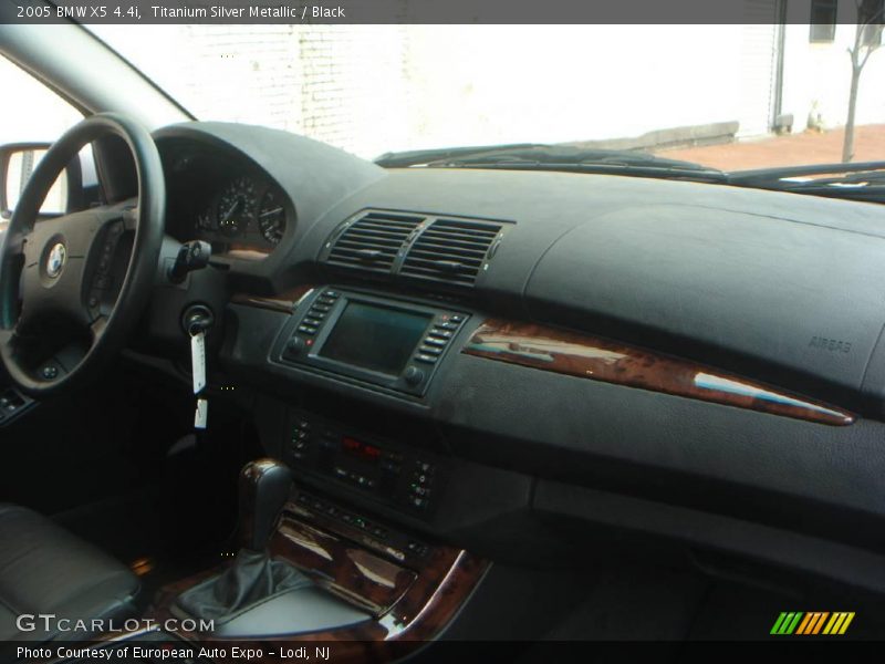 Titanium Silver Metallic / Black 2005 BMW X5 4.4i