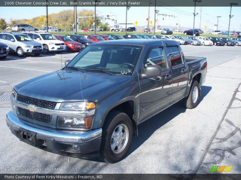 Blue Granite Metallic / Very Dark Pewter 2006 Chevrolet Colorado Crew Cab