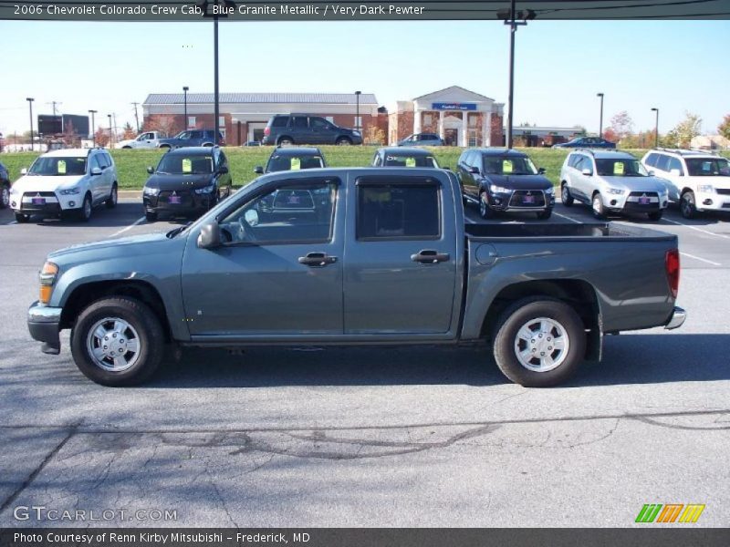 Blue Granite Metallic / Very Dark Pewter 2006 Chevrolet Colorado Crew Cab