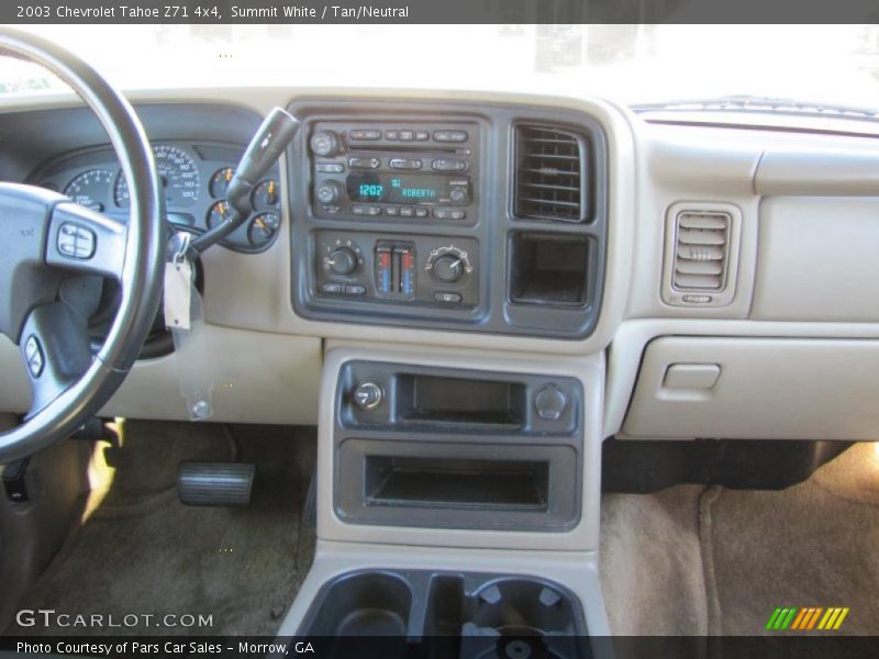 Summit White / Tan/Neutral 2003 Chevrolet Tahoe Z71 4x4