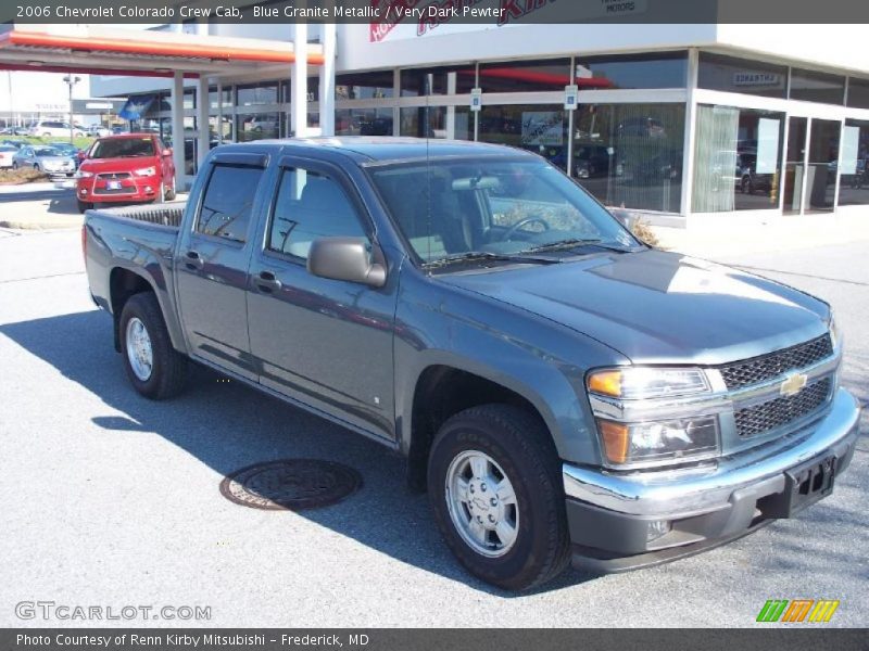 Blue Granite Metallic / Very Dark Pewter 2006 Chevrolet Colorado Crew Cab